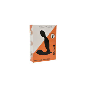 ELIOT, Stimulateur de prostate USB, avec télécommande, en silicone médical